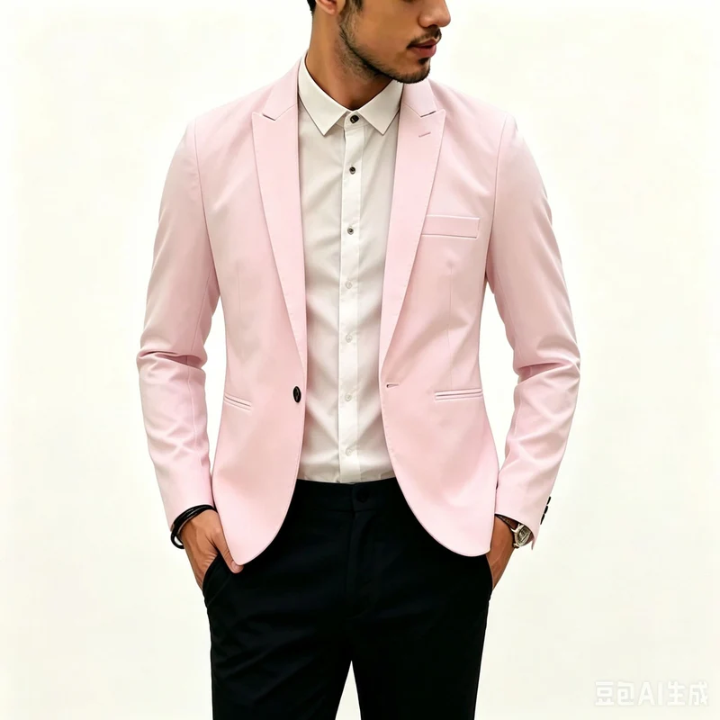 Herren Zweiteiliges Slim‑Fit Anzugset mit schmalem Revers und Stretchgewebe Nord Taschen