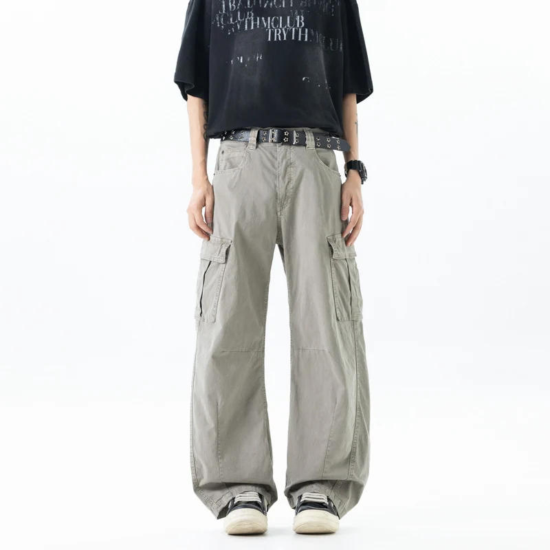 Damen Weite Baumwoll‑Cargo‑Culotte mit Multifachtaschen Nord Taschen