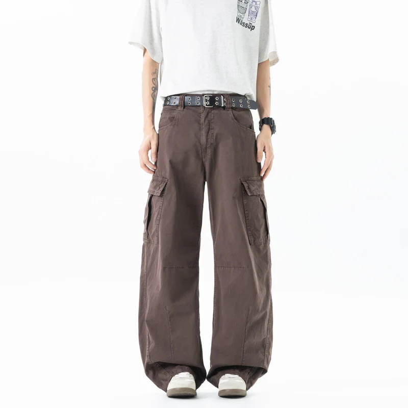 Damen Weite Baumwoll‑Cargo‑Culotte mit Multifachtaschen Nord Taschen