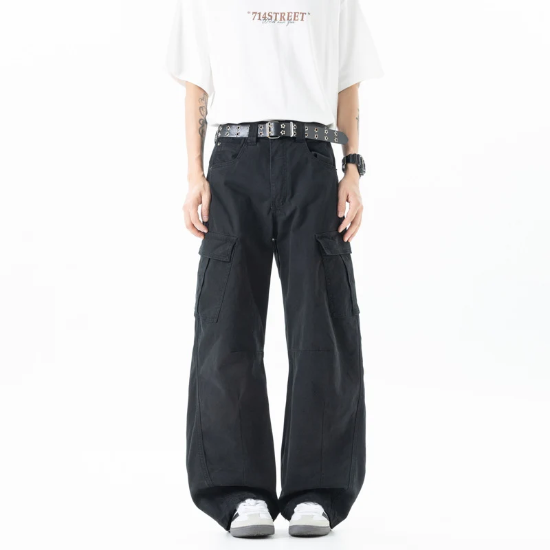 Damen Weite Baumwoll‑Cargo‑Culotte mit Multifachtaschen Nord Taschen