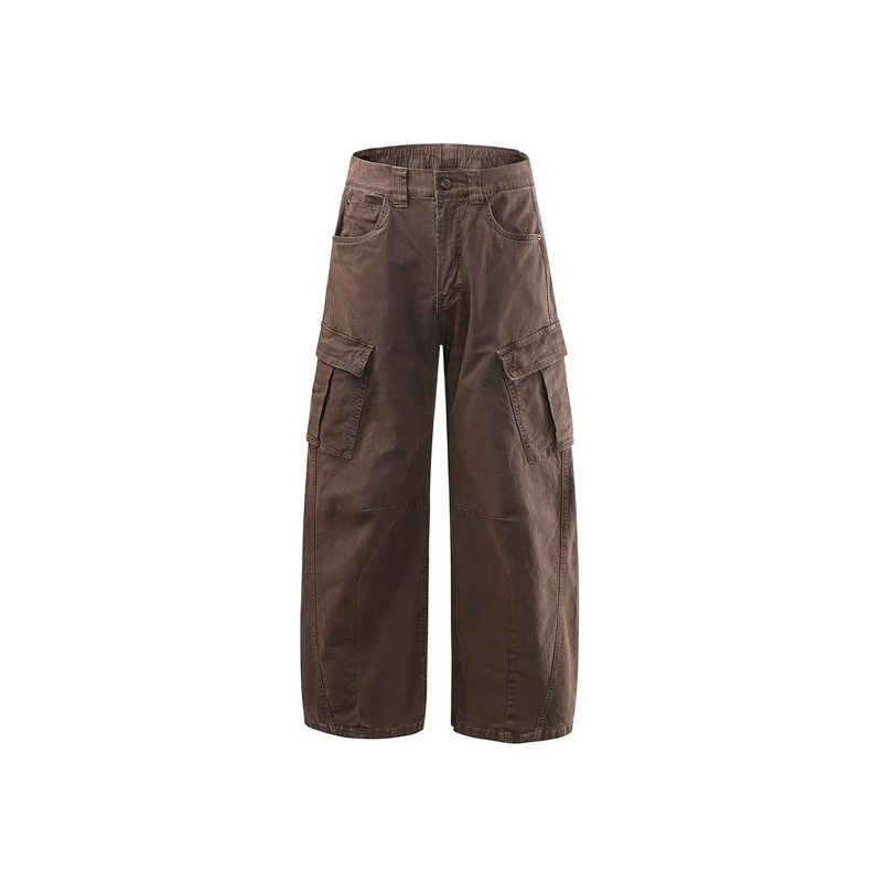 Damen Weite Baumwoll‑Cargo‑Culotte mit Multifachtaschen Nord Taschen