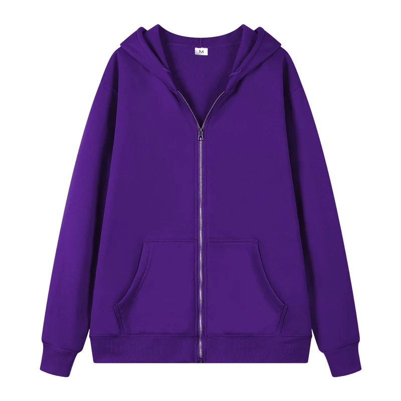 Damen Oversized Kapuzenjacke mit Reißverschluss - Vittorelli