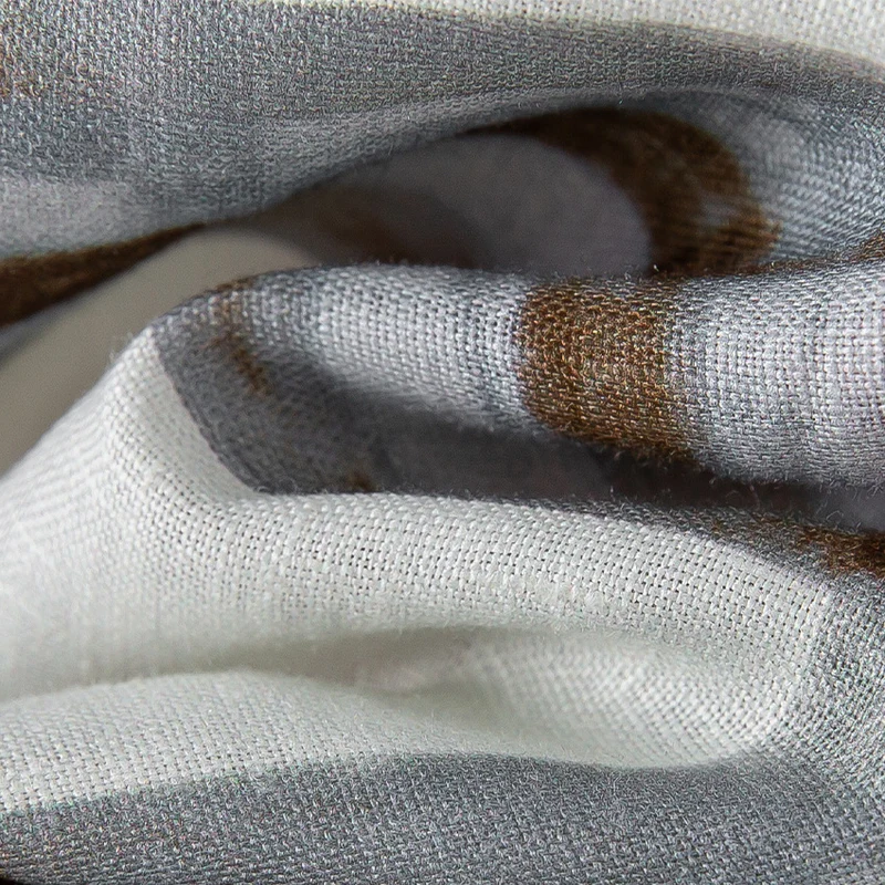 Damen A‑Linien‑Midirock mit hoher Taille und aquarelligem Karomuster Nord Taschen
