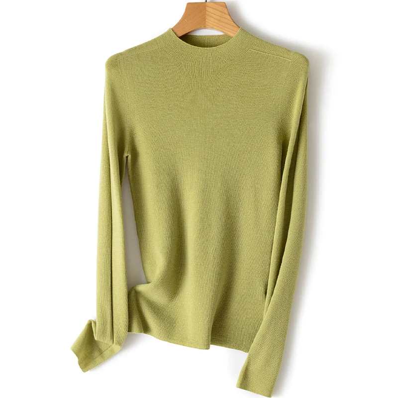 Damen Feinstrickpullover mit Stehkragen und schlanker Silhouette Nord Taschen