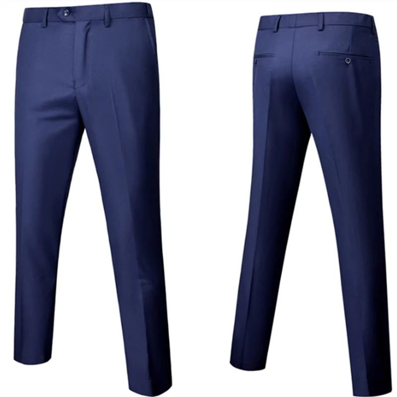 Herren Zweiteiliger Slim-Fit Anzug mit Ein-Knopf-Sakko und schmaler Anzughose Nord Taschen
