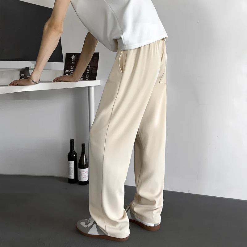 Herren Weite Relaxed-Fit Loungehose mit elastischem Bund und Tunnelzug Nord Taschen