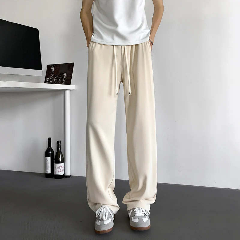 Herren Weite Relaxed-Fit Loungehose mit elastischem Bund und Tunnelzug Nord Taschen