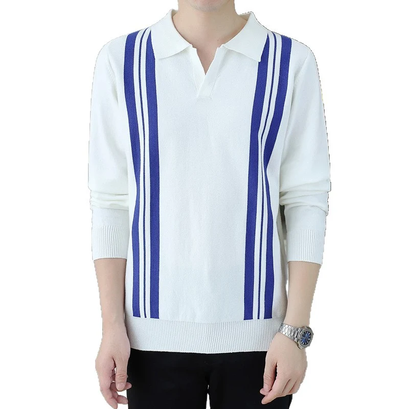 Herren Modisches Polo-Strickpullover Nord Taschen