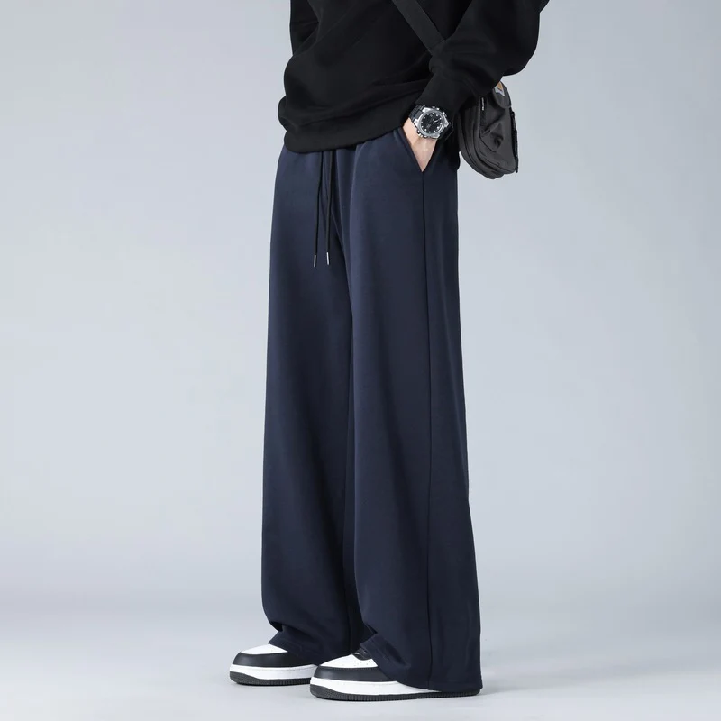 Herren Weite Oversize-Baggy-Loungehose mit Tunnelzugbund und fließender Jersey‑Qualität Nord Taschen