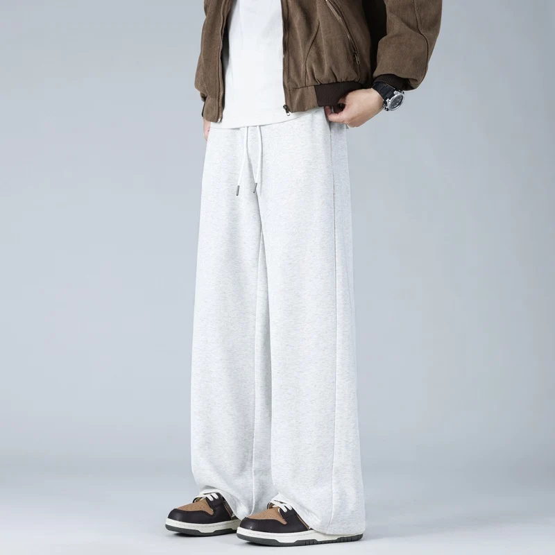 Herren Weite Oversize-Baggy-Loungehose mit Tunnelzugbund und fließender Jersey‑Qualität Nord Taschen