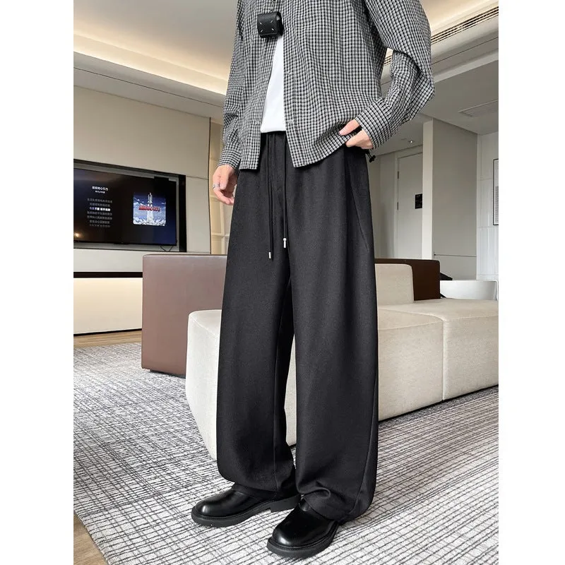 Herren Weite Lounge-Hose mit elastischem Bund, Kordelzug und softem Jersey-Material Nord Taschen
