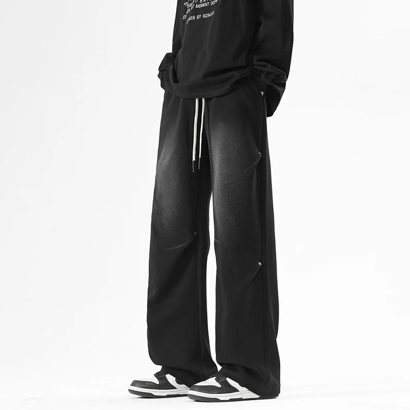 Herren Weite Baggy-Sweathose mit Kordelzug und elastischem Beinabschluss Nord Taschen