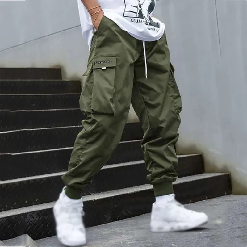Herren Schwarze Cargo Hose