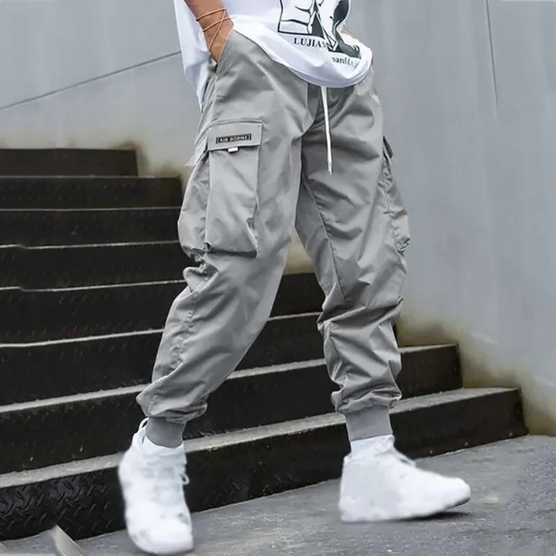 Herren Schwarze Cargo Hose