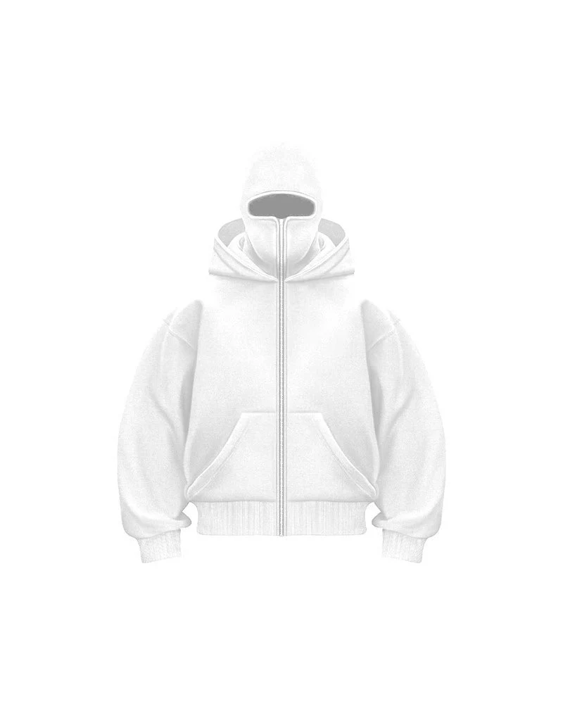 Sweatshirt Mantel mit Doppelkapuze und Reißverschluss - Vittorelli
