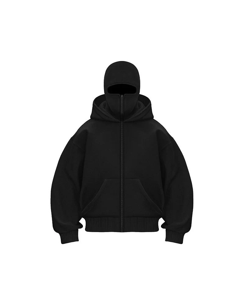 Sweatshirt Mantel mit Doppelkapuze und Reißverschluss - Vittorelli