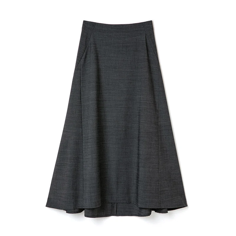 Damen Fließender Maxirock mit hohem Bund, A‑Linie und elegantem Fall Nord Taschen