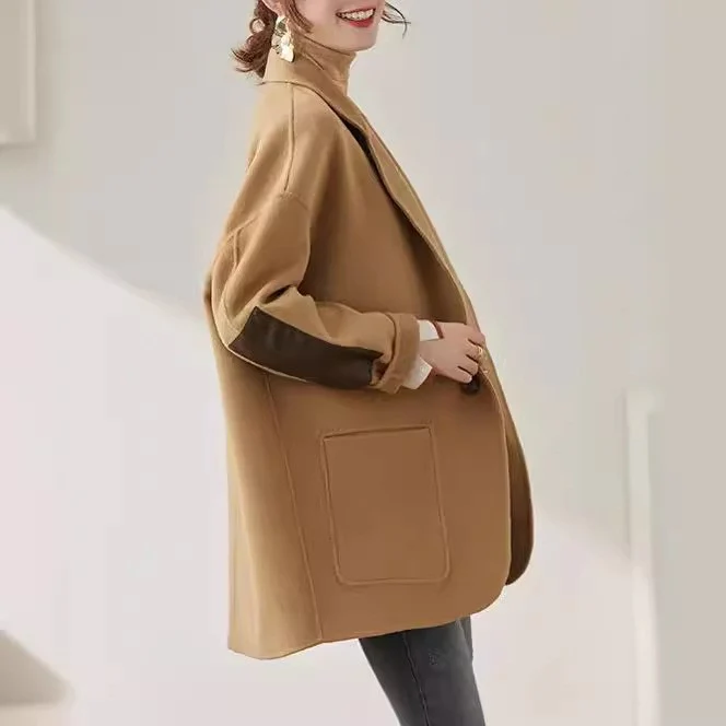 Damen stylischer und bequemer Oversized-Blazer Nord Taschen