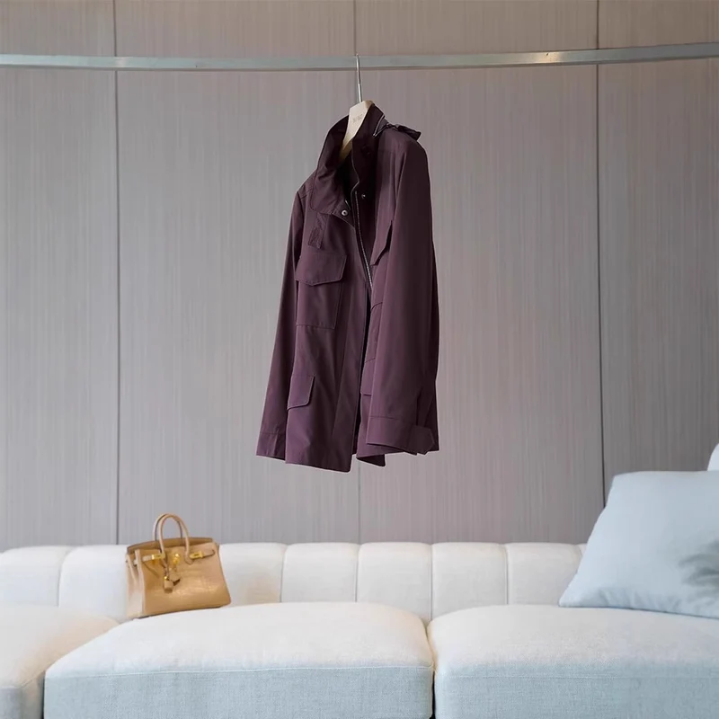 Damen Stylische Übergangsjacke mit praktischen Taschen Nord Taschen
