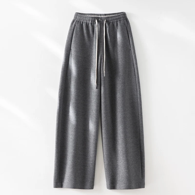 Damen Weite Sweatpant mit elastischem Bund, Kordelzug und seitlichen Eingrifftaschen Nord Taschen