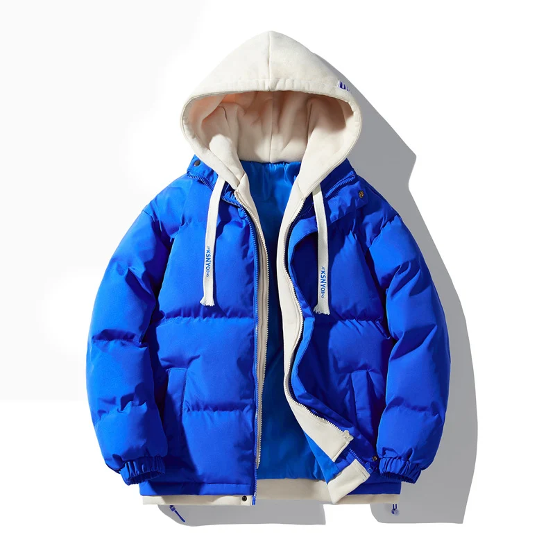Herren Wattierte Steppjacke mit integriertem Kapuzen-Layer und winddichter Außenhülle Nord Taschen