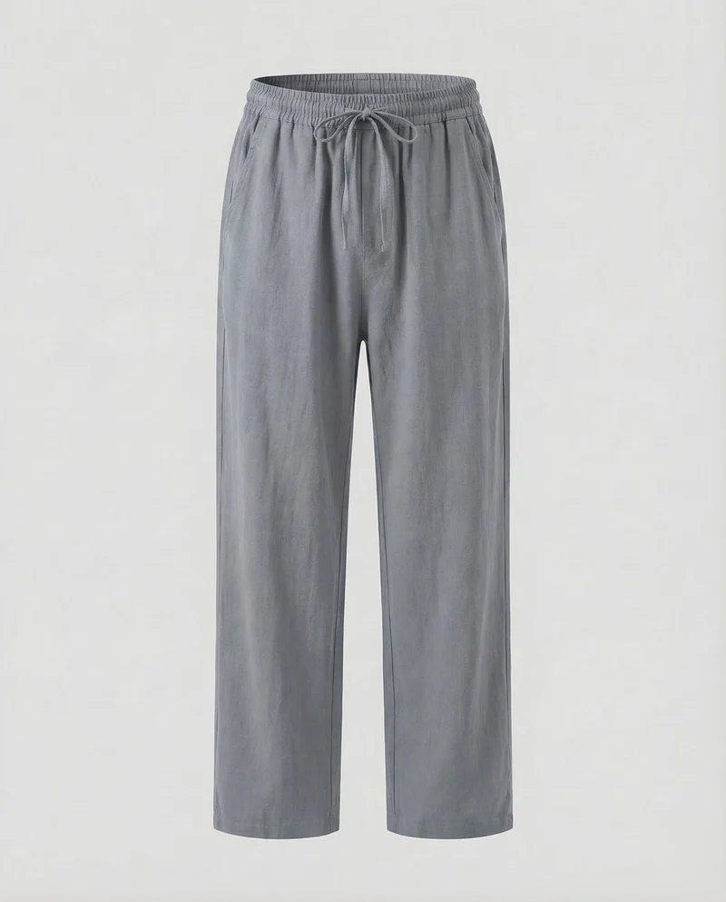 Herren Leinenhose Tunnelzug