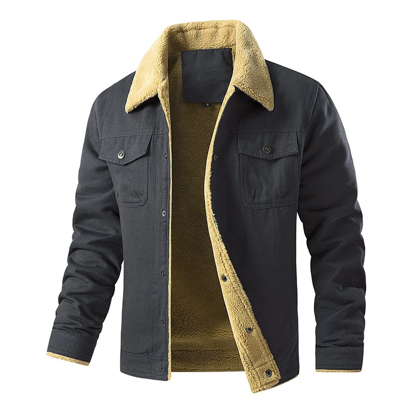Herren Bequeme und warme Steppjacke Nord Taschen