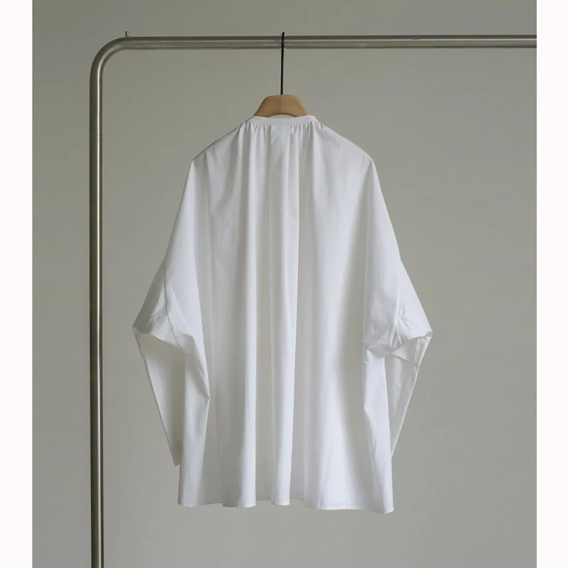 Damen Stylische Oversized-Bluse Nord Taschen