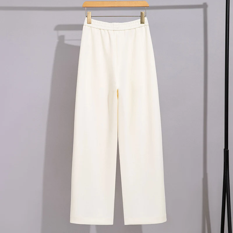 Damen Weite Jersey-Culotte mit hohem Taillenbund und versteckten Eingrifftaschen Nord Taschen