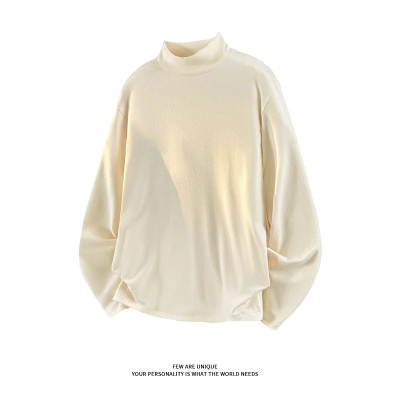 Unisex Oversize-Stehkragen-Sweatshirt mit Raglanärmeln und weichem Baumwollfleece Nord Taschen