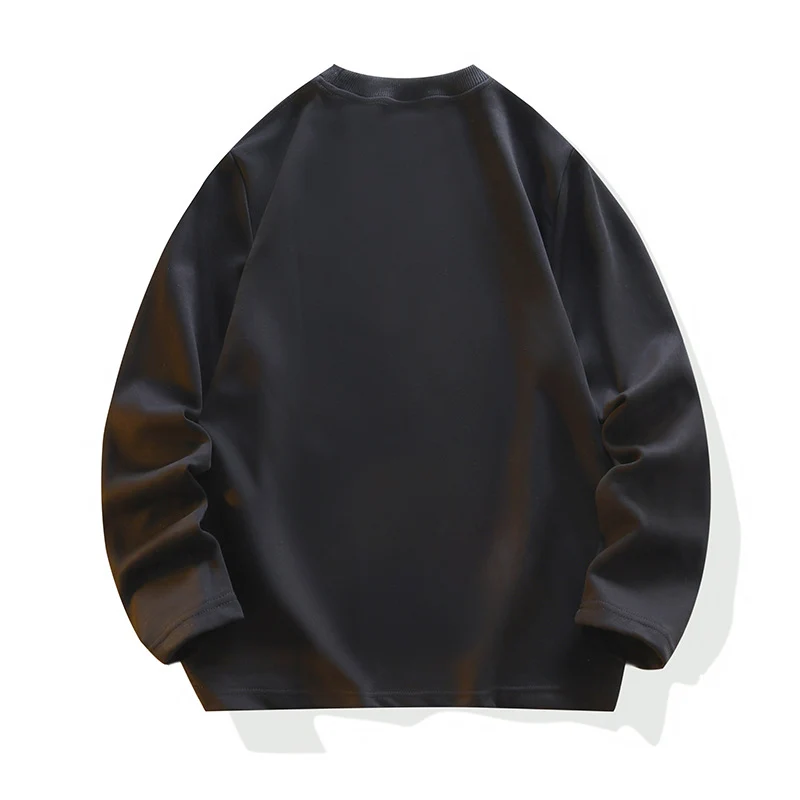 Unisex Oversize Raglan-Sweatshirt aus weichem Baumwollmix mit geripptem Rundhalsausschnitt Nord Taschen