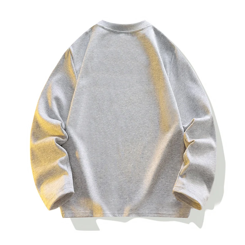 Unisex Oversize Raglan-Sweatshirt aus weichem Baumwollmix mit geripptem Rundhalsausschnitt Nord Taschen