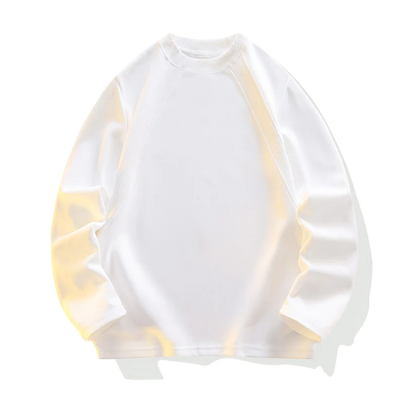 Unisex Oversize Raglan-Sweatshirt aus weichem Baumwollmix mit geripptem Rundhalsausschnitt Nord Taschen