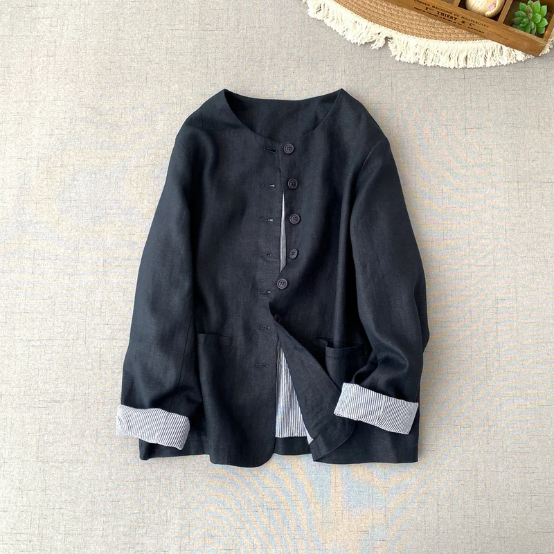 Damen Stilvolle Wickeljacke Nord Taschen