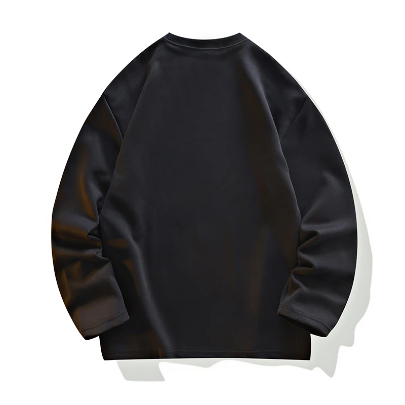 Unisex Oversize Langarm-Sweatshirt mit Raglannähten und Rundhalsausschnitt Nord Taschen