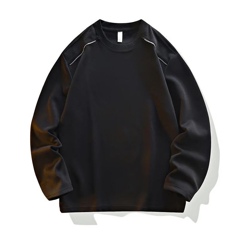 Unisex Oversize Langarm-Sweatshirt mit Raglannähten und Rundhalsausschnitt Nord Taschen