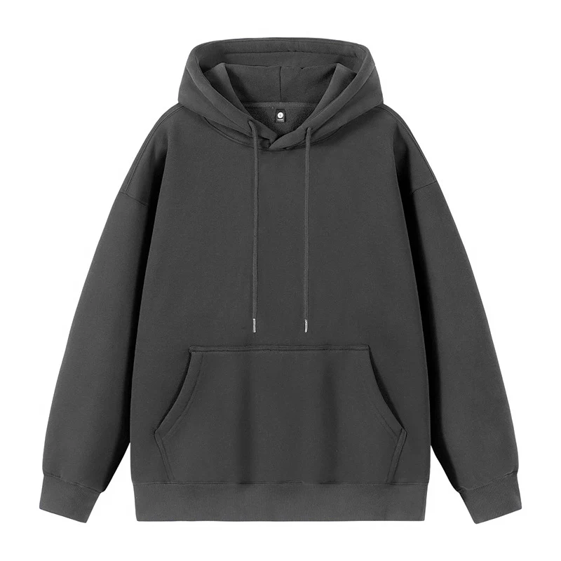 Unisex Oversize-Kapuzenpullover mit Kängurutasche und überschnittener Schulter Nord Taschen
