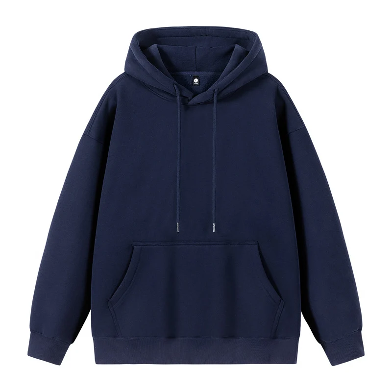 Unisex Oversize-Kapuzenpullover mit Kängurutasche und überschnittener Schulter Nord Taschen