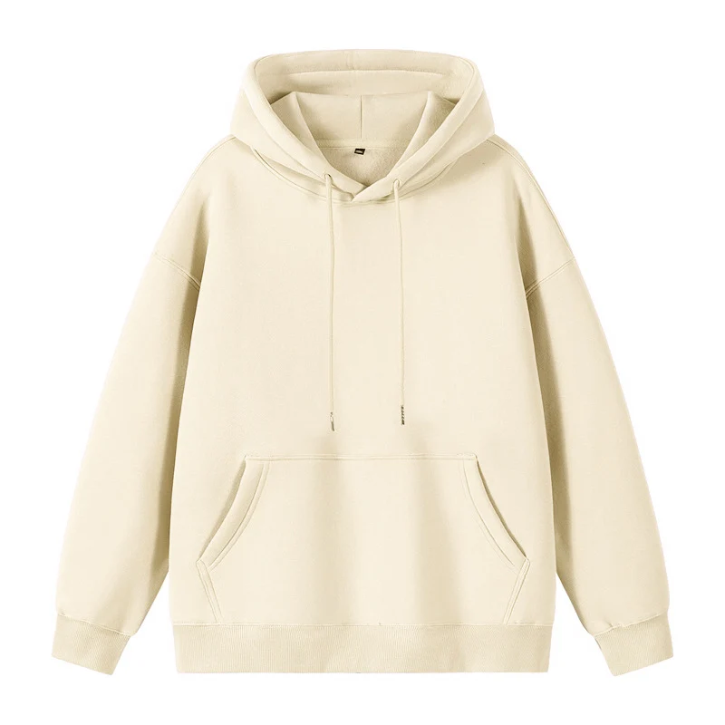 Unisex Oversize-Kapuzenpullover mit Kängurutasche und überschnittener Schulter Nord Taschen