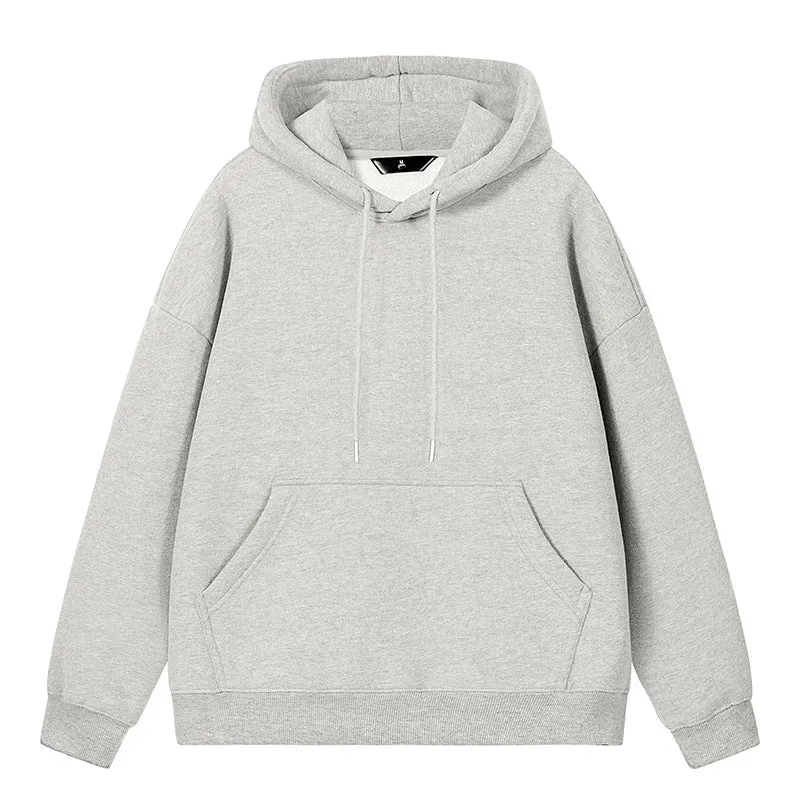 Unisex Oversize-Kapuzenpullover mit Kängurutasche und überschnittener Schulter Nord Taschen