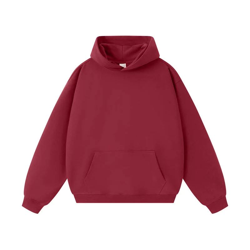 Unisex Oversize-Kapuzenpullover mit Kängurutasche und Raglanärmeln Nord Taschen