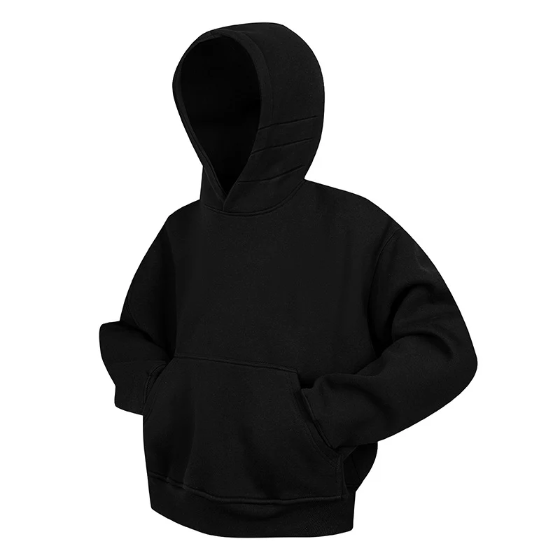 Unisex Oversize-Kapuzenpullover mit Kängurutasche und gerippten Bündchen Nord Taschen