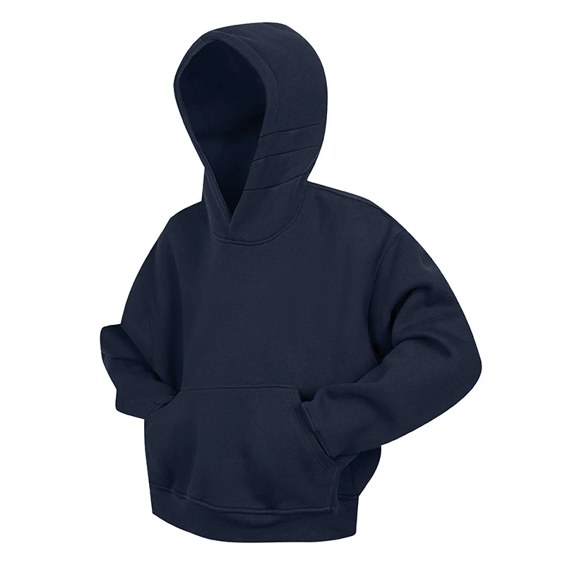 Unisex Oversize-Kapuzenpullover mit Kängurutasche und gerippten Bündchen Nord Taschen