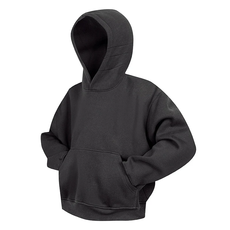 Unisex Oversize-Kapuzenpullover mit Kängurutasche und gerippten Bündchen Nord Taschen