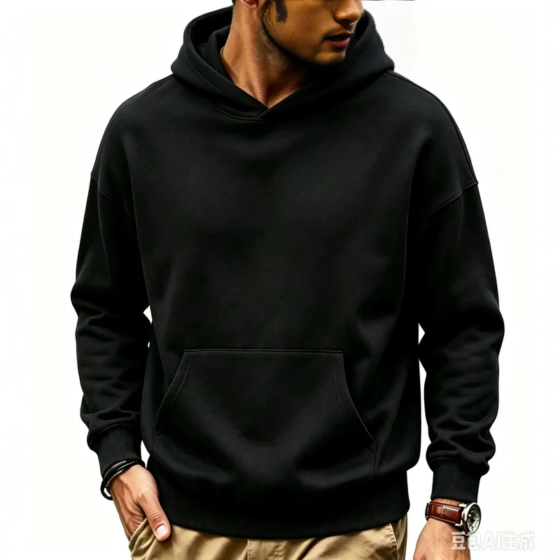 Unisex Oversize-Kapuzenpullover mit Kängurutasche, Raglanärmeln und gerippten Bündchen Nord Taschen