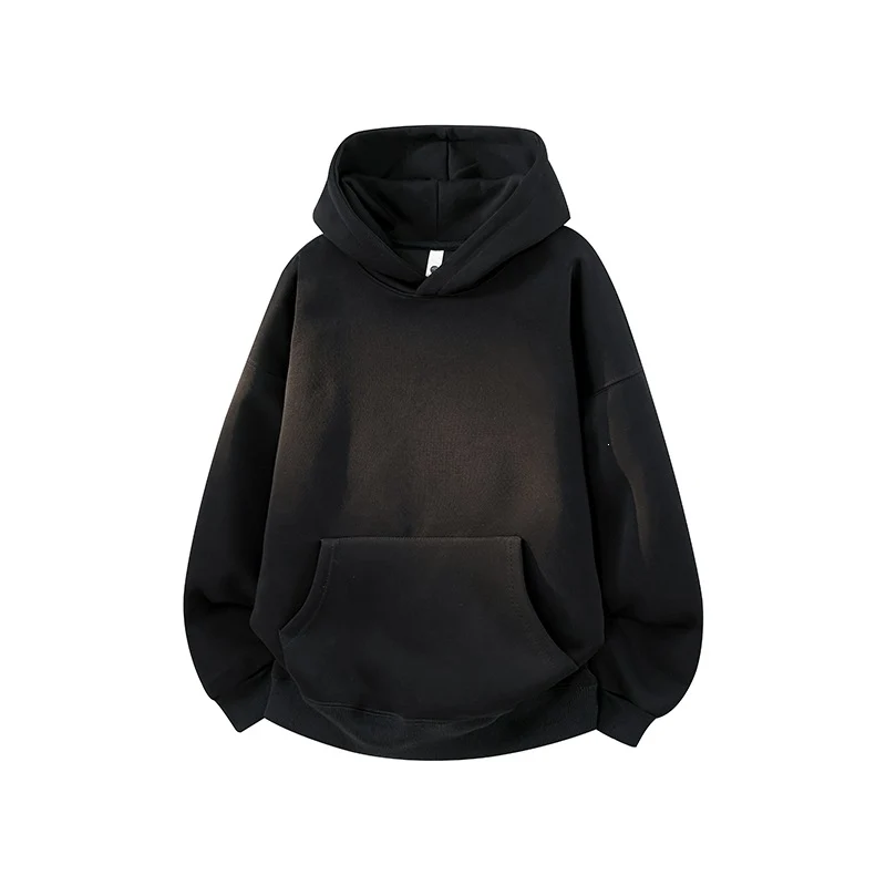 Unisex Oversize-Kapuzenpullover mit Kängurutasche, Raglanärmeln und gerippten Bündchen Nord Taschen