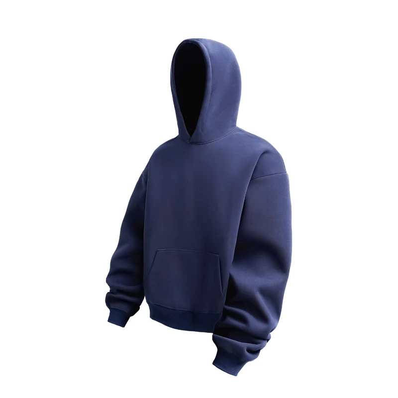 Unisex Oversize-Kapuzenpullover aus schwerer Fleecequalität mit Kängurutasche Nord Taschen
