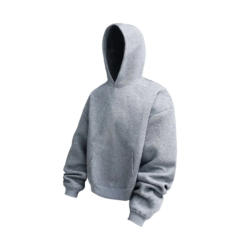 Unisex Oversize-Kapuzenpullover aus schwerer Fleecequalität mit Kängurutasche Nord Taschen
