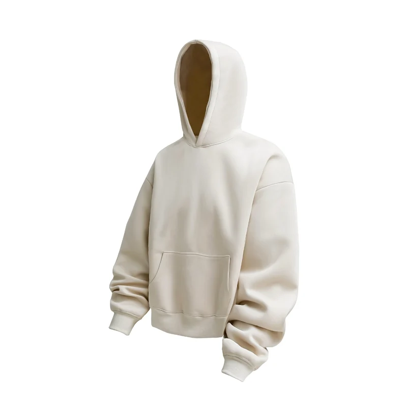 Unisex Oversize-Kapuzenpullover aus schwerer Fleecequalität mit Kängurutasche Nord Taschen
