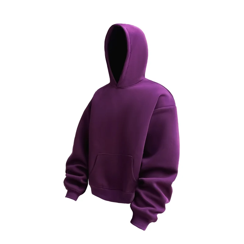 Unisex Oversize-Kapuzenpullover aus schwerer Fleecequalität mit Kängurutasche Nord Taschen